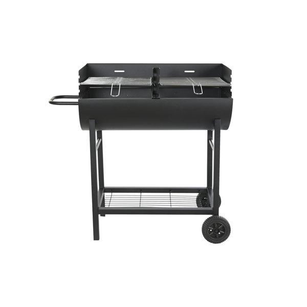 Garten Living Dakota Fields ZylinderHolzkohlegrill 91 cm Wayfair.de